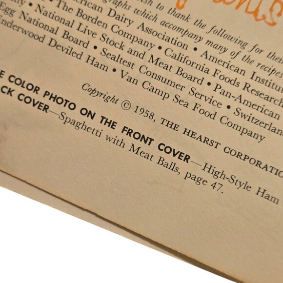 1958 Egg Cheese Spaghetti Rice Recipe Booklet Retro Cookbook Good Housekeeping - Picture 14 of 16